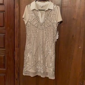 Nic Nation size Small cute sequin dress unique NWT